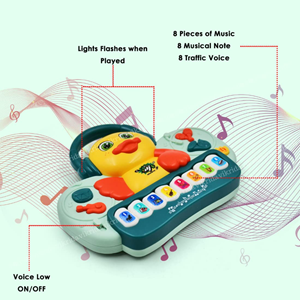 اسباب بازی ارگ آموزشی موزیکال طرح اردک Duck Piano Toy_اسباب بازی