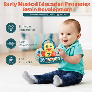 اسباب بازی ارگ آموزشی موزیکال طرح اردک Duck Piano Toy_اسباب بازی