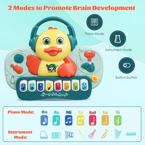 اسباب بازی ارگ آموزشی موزیکال طرح اردک Duck Piano Toy_اسباب بازی
