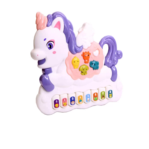 اسباب بازی ارگ آموزشی موزیکال طرح اسب شاخ دار Pony Piano Toy_اسباب بازی