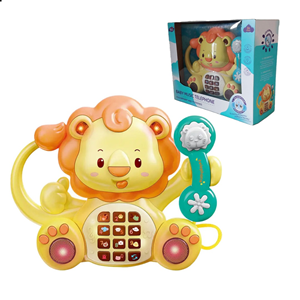 اسباب بازی تلفن موزیکال طرح شیر Baby Music Telephone_اسباب بازی