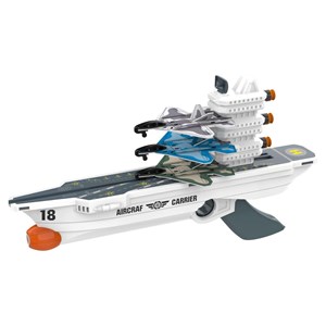 تفنگ اسباب بازی هواپیما پرتابی 2 کاره طرح ناو جنگی مدل 030_اسباب بازی
