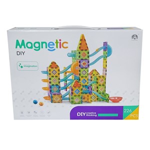 اسباب بازی ساختنی تایل مگنتی 226 قطعه مدل Magnetic DIY_اسباب بازی