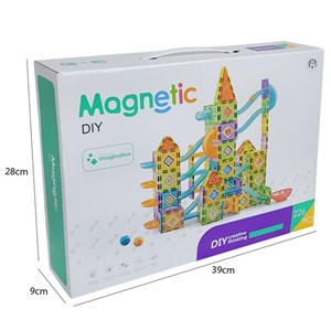 اسباب بازی ساختنی تایل مگنتی 226 قطعه مدل Magnetic DIY_اسباب بازی