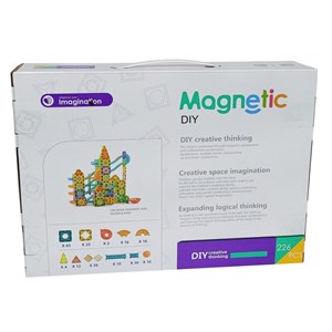 اسباب بازی ساختنی تایل مگنتی 226 قطعه مدل Magnetic DIY_اسباب بازی