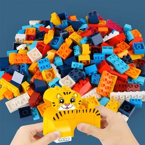 لگو دوپلو اسمونو 136 قطعه مدل اتوبوس حیوانات smoneo رنگ صورتی_اسباب بازی