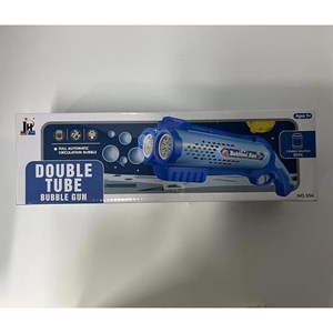 تفنگ اسباب بازی حباب ساز دولول مخزن دار آبی Electric Bubble Maker Toy with LED Lights_اسباب بازی