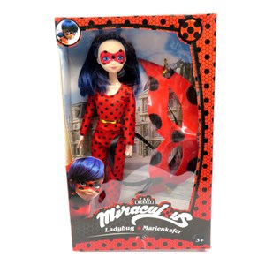 عروسک دختر کفشدوزکی با نقاب LADYBUG  MARIENKAFER_اسباب بازی