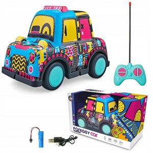 ماشین کنترلی شارژی با جلوه ی فانتزی Masina fantasy car_اسباب بازی