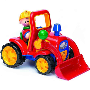 اسباب بازی ماشین لودر با آدمک تولو مدل 89754 First Friends Car_اسباب بازی