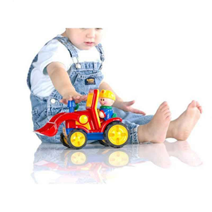 اسباب بازی ماشین لودر با آدمک تولو مدل 89754 First Friends Car_اسباب بازی