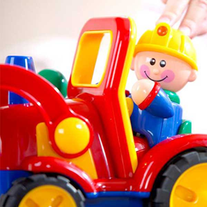 اسباب بازی ماشین لودر با آدمک تولو مدل 89754 First Friends Car_اسباب بازی