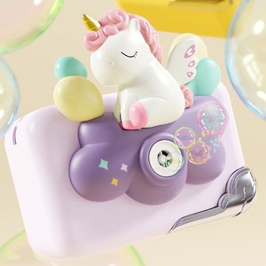 اسباب بازی حباب ساز دوربینی طرح یونیکورن_اسباب بازی