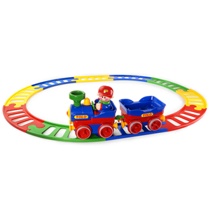اسباب بازی قطار با ریل و آدمک تولو مدل 89905 Tolo First Friend Train_اسباب بازی