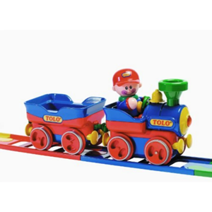 اسباب بازی قطار با ریل و آدمک تولو مدل 89905 Tolo First Friend Train_اسباب بازی