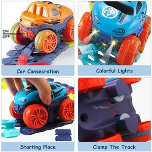 کیت ماشین بازی ریسینگ باتری خور 95 قطعه ای changeable track_اسباب بازی