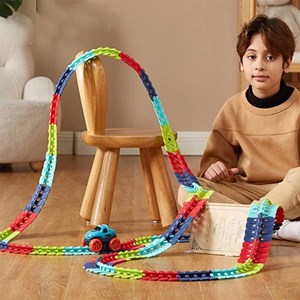 کیت ماشین بازی ریسینگ باتری خور 138 قطعه ای changeable track_اسباب بازی