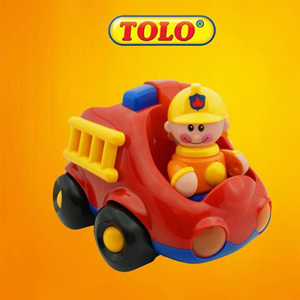 اسباب بازی ماشین آتش نشانی با آتش نشان تولو مدل87477 Tolo First Friends Fire Engine_اسباب بازی