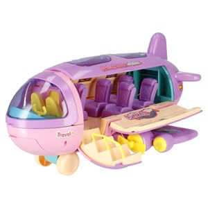 اسباب بازی هواپیما مسافربری همراه با دو مینی فیگور_اسباب بازی