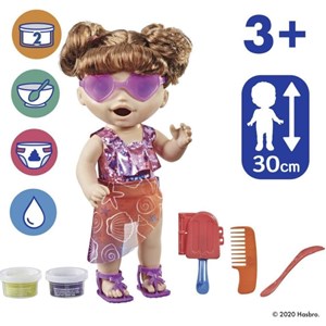 عروسک دختر بچه بیبی الایو ارتفاع 30 سانتي مدل Baby Alive Sunshine Snacks Doll Hasbro_اسباب بازی