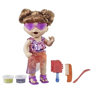 عروسک دختر بچه بیبی الایو ارتفاع 30 سانتي مدل Baby Alive Sunshine Snacks Doll Hasbro_اسباب بازی