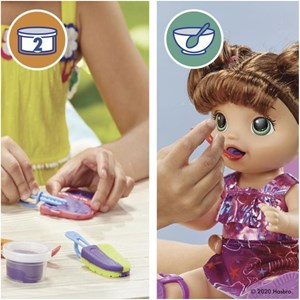 عروسک دختر بچه بیبی الایو ارتفاع 30 سانتي مدل Baby Alive Sunshine Snacks Doll Hasbro_اسباب بازی