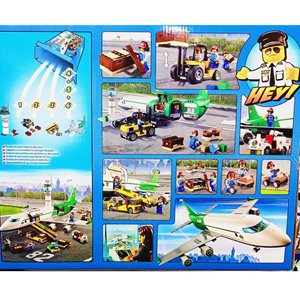 لگو سیتی فرودگاه هواپیما مسافربری 658 قطعه مدل TERMINAL City C2022_اسباب بازی