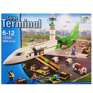 لگو سیتی فرودگاه هواپیما مسافربری 658 قطعه مدل TERMINAL City C2022_اسباب بازی