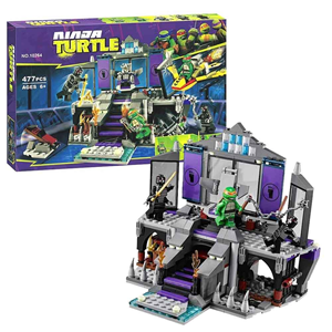 لگو نبرد شریدر و لاکپشت های نینجا 477 قطعه مدل Ninja Turtle 10264_اسباب بازی