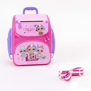قلک مدل كوله پشتي رمزدار طرح ال او ال سوپرایز Intelligent School Bag Toy ATM LOL_اسباب بازی