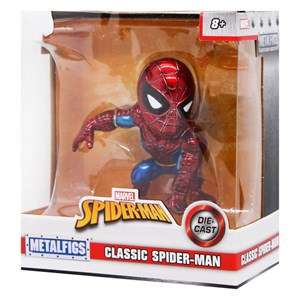 اکشن فیگور فلزی مرد عنکبوتی مدل Jada Marvel 4 Spider-Man Classic Metal Figurine_اسباب بازی