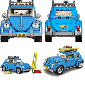 لگو تکنیک ماشین فولکس بیتل 1193 قطعه مدل BEETLE 71003_اسباب بازی