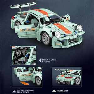 لگو تکنیک ماشین پورشه 911 با 1198 قطعه مدل DECOOL 33017_اسباب بازی