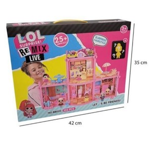 خانه عروسکی ال او ال سورپرایزی 102 قطعه مدل LOL surprise house BB020_اسباب بازی