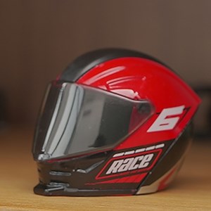 اکشن فیگور فلزی 12 سانتی موتور سوار با قابلیت جمع شدن همراه با کلاه_اسباب بازی