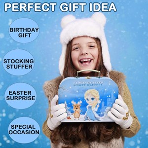 اسباب بازی ست چای خوری و شیرینی خوری فلزی عصرانه 48 تکه طرح فروزن_اسباب بازی