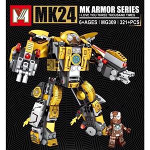 لگو مارول ربات آیرون من 321 قطعه مدل MG309 MK24_اسباب بازی