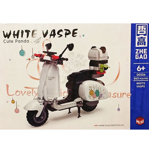لگو تکنیک موتور وسپا سفید 563 قطعه HEGAO 00326_اسباب بازی