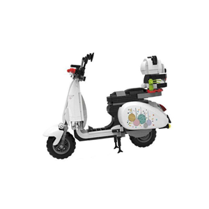 لگو تکنیک موتور وسپا سفید 563 قطعه HEGAO 00326_اسباب بازی