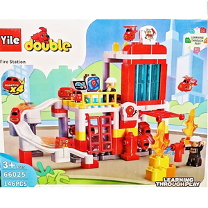 لگو دوپلو ایستگاه آتش نشانی 146 قطعه مدل Fire Station 66025_اسباب بازی