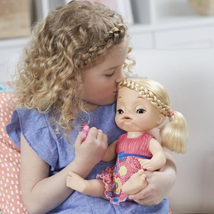 عروسک بیبی الایو گریان با لباس صورتی مدل Sweet Tears Baby Alive_اسباب بازی