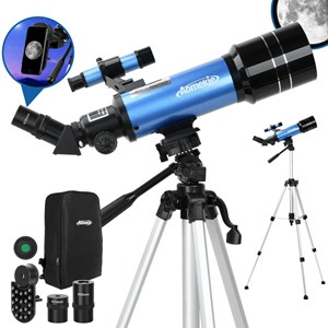 تلسکوپ طبیعتگردی به همراه کوله پشتی مدل AOMEKIE AO2017 70mm Refractor Telescope_اسباب بازی