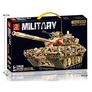 لگو تکنیک تانک جنگی 954 قطعه MILITARY TANK BLOCK BUILDING 8038_اسباب بازی