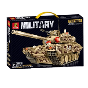 لگو تکنیک تانک جنگی 954 قطعه MILITARY TANK BLOCK BUILDING 8038_اسباب بازی