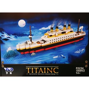 لگو کریتور کشتی تایتانیک 1068 قطعه مدل BLOCK Titanic 2234_اسباب بازی