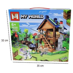 لگو ماینکرافت 465 قطعه مدل MG350 Minecraft_اسباب بازی