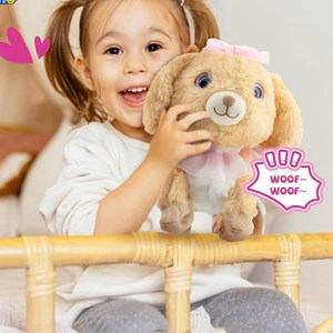 عروسک رباتیک سگ پشمالو موزیکال کنترلی مدل HOT FUR STAR_اسباب بازی