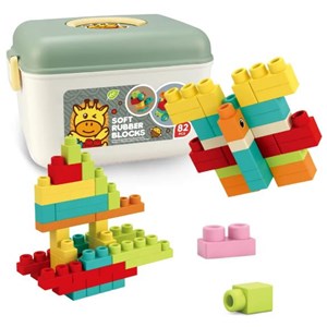 لگو نرم 82 قطعه مدل Soft Rubber Blocks 6038_اسباب بازی