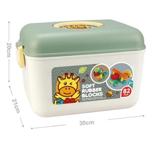 لگو نرم 82 قطعه مدل Soft Rubber Blocks 6038_اسباب بازی