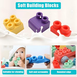 لگو نرم 82 قطعه مدل Soft Rubber Blocks 6038_اسباب بازی